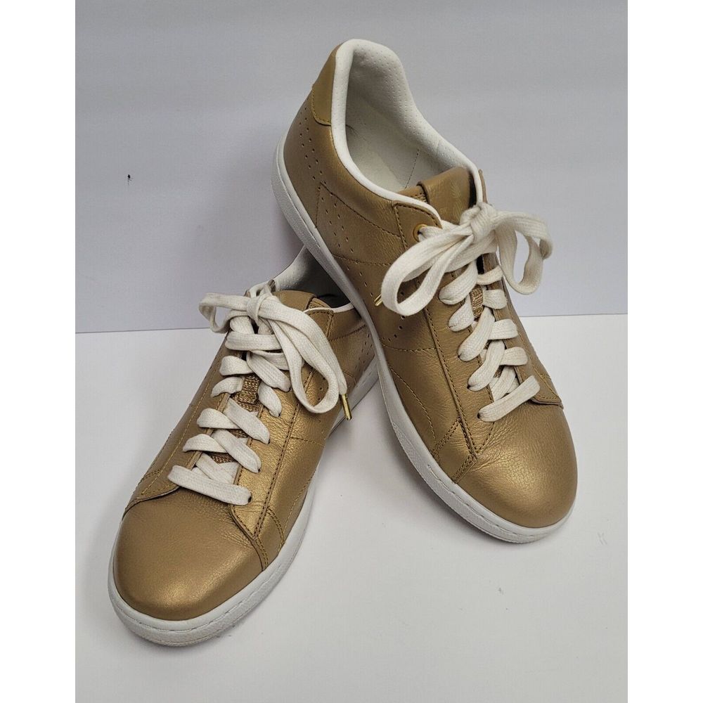NIKECOURT TENNIS CLASSIC ULTRA Men's SNEAKERS gold leather Size‎ 8